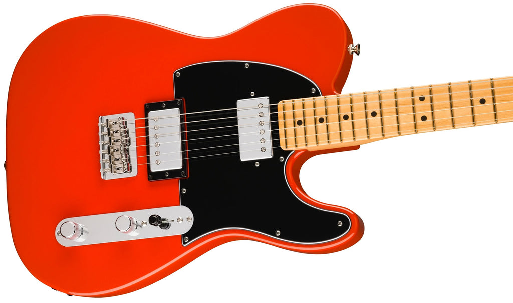 FENDER 0140572558 Player II Series Telecaster HH Electric Guitar (Coral Red)