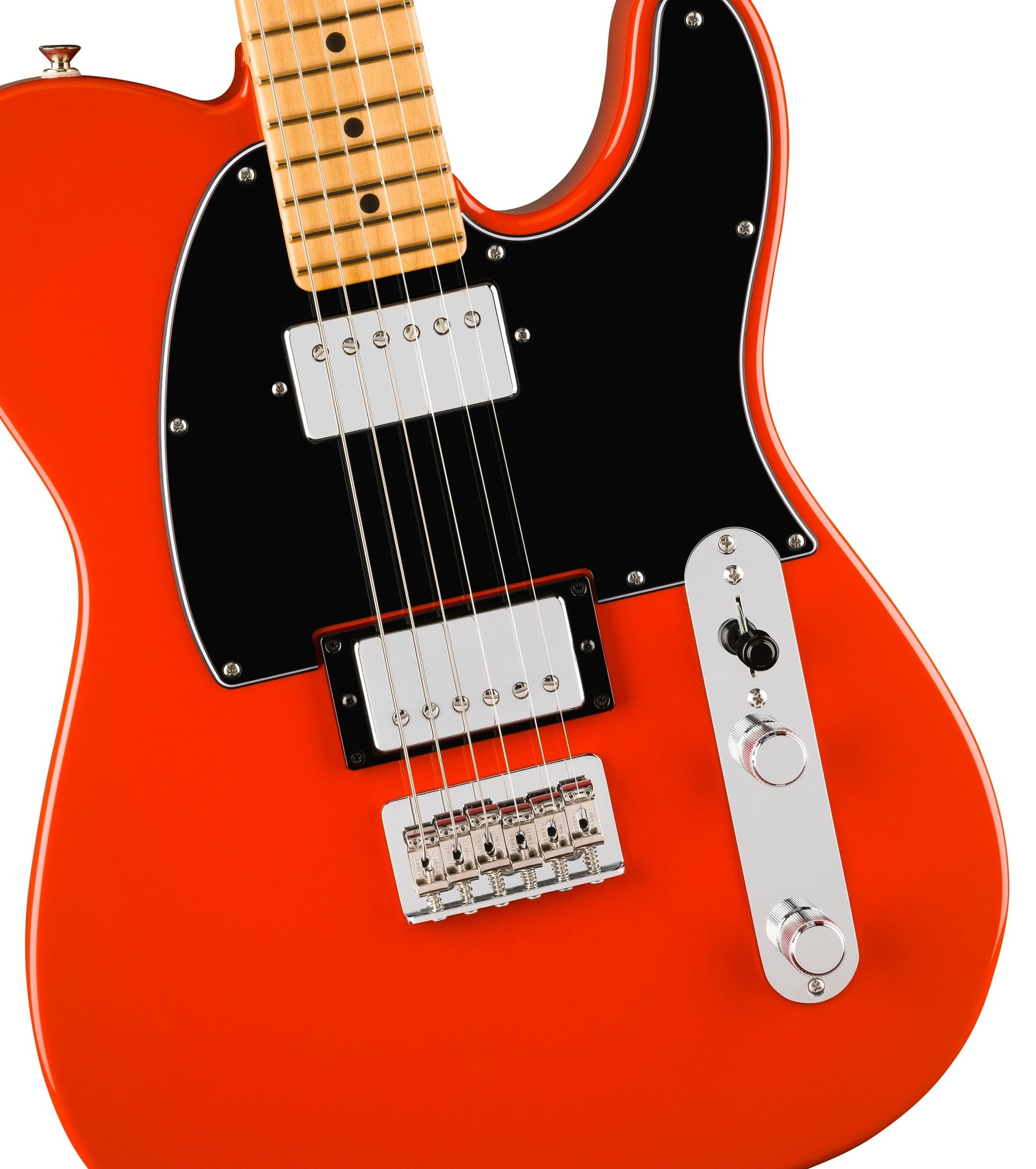 FENDER 0140572558 Player II Series Telecaster HH Electric Guitar (Coral Red)