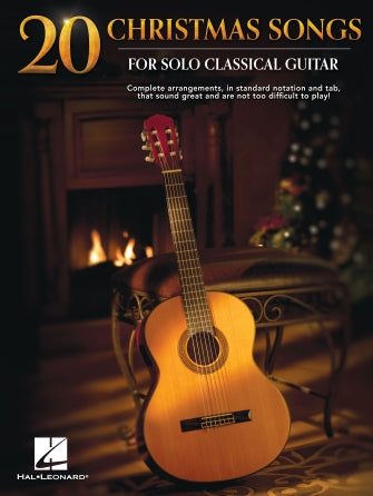 HAL LEONARD 01466773 20 Christmas Songs for Solo Classical Guitar