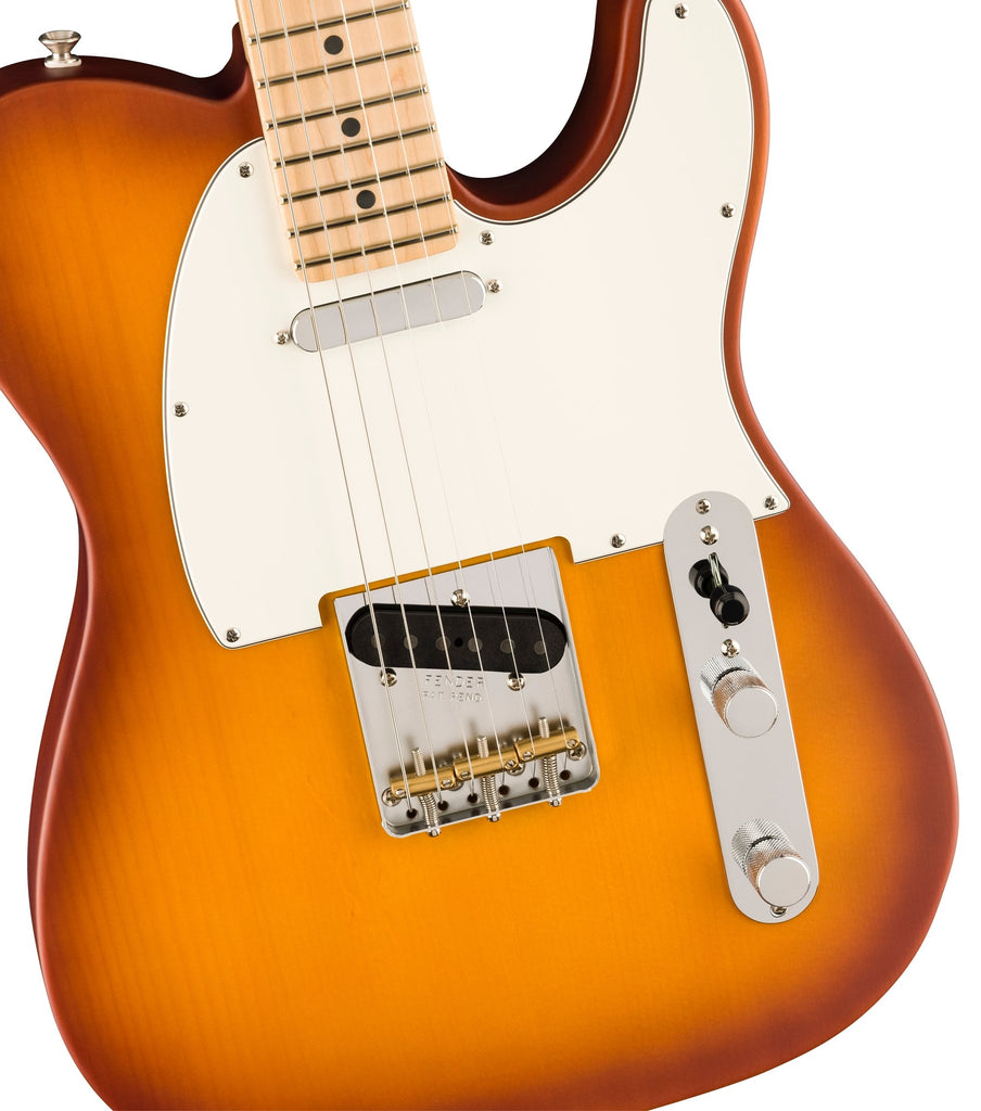 FENDER 0171042742 Limited Edition American Performer Timber Telecaster Electric Guitar (Honey Burst)