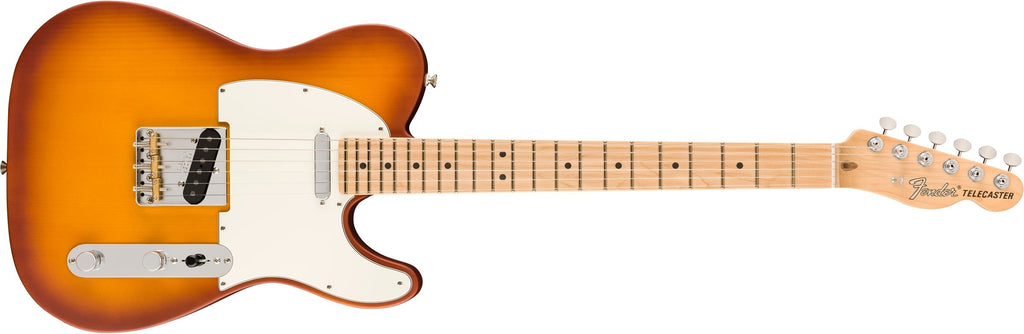 FENDER 0171042742 Limited Edition American Performer Timber Telecaster Electric Guitar (Honey Burst)