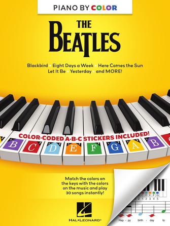 Hal Leonard 01813831 Piano-by-Color The Beatles