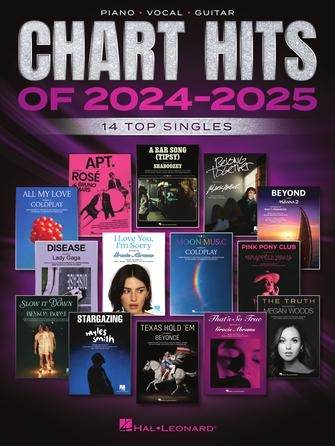 HAL LEONARD 01828192 Chart Hits of 2024-2025 - 14 Top Singles - Ray's Midbell Music