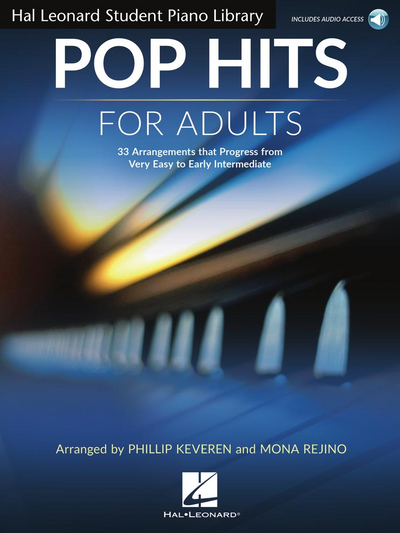 HAL LEONARD 01938014 Pop Hits for Adults - 33 Arrangements that Progress from Very Easy to Early Intermediate