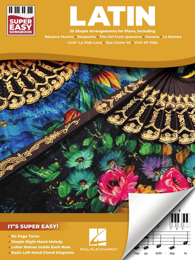 HAL LEONARD 01959747 Latin - Super Easy Songbook