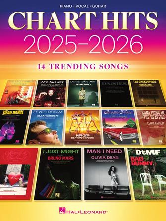 HAL LEONARD 02086713 Chart Hits 2025-2026