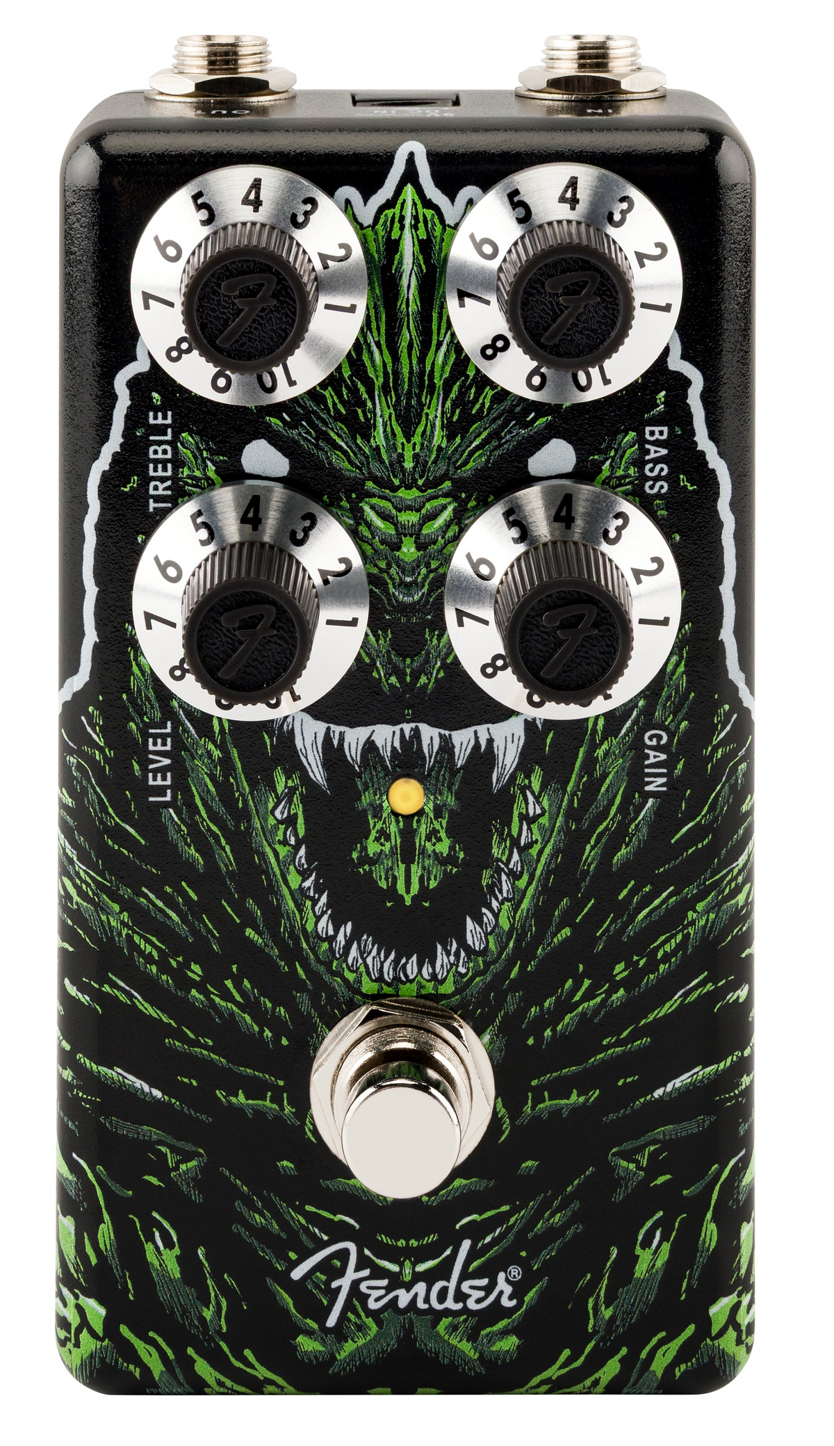 FENDER 0234557100 Godzilla Graphic Distortion Stomp Box Effects Pedal