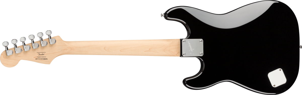 FENDER 0370121506 Mini Series Stratocaster Electric Guitar (Black)