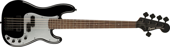 FENDER 0370491506 Squier Contemporary Active Precision Bass PH V Electric Bass Guitar (Black)