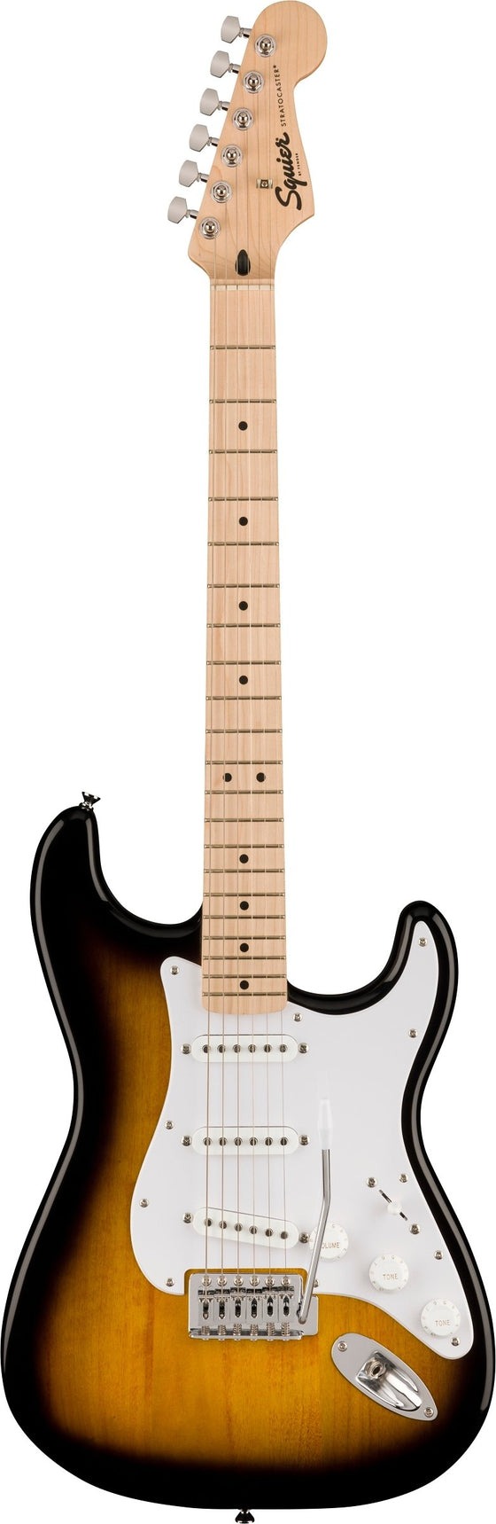 FENDER 0371720003 Squier Sonic Stratocaster Electric Guitar Pack (2-Tone Sunburst)