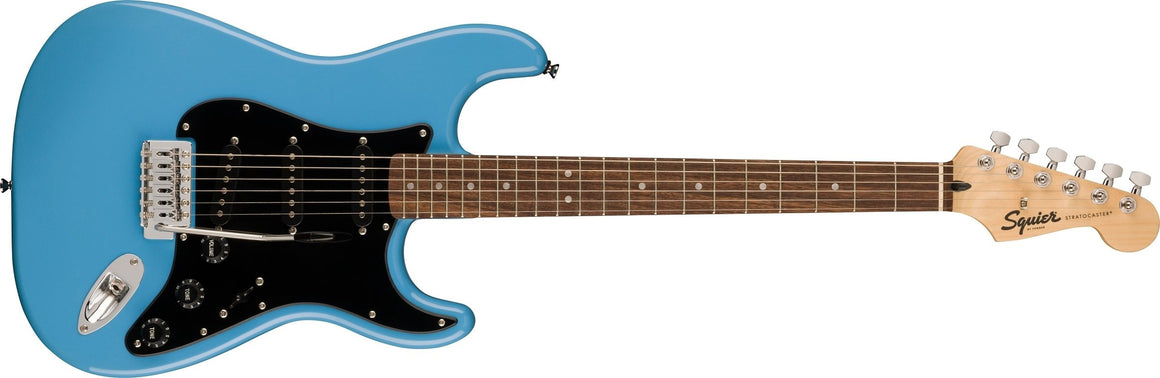 FENDER 0373151526 Squier Sonic Stratocaster, Laurel Fingerboard, Black Pickguard (California Blue)