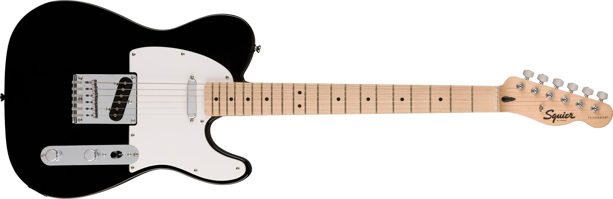 FENDER 0373452506 Squier Sonic Telecaster Electric Guitar (Black)