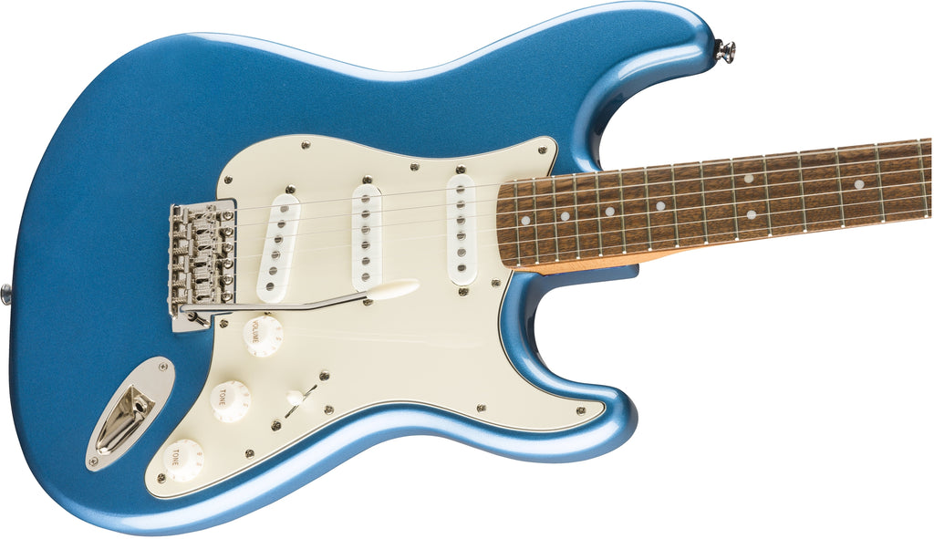 FENDER 0374010502 Squier 60's Classic Vibe Stratocaster Electric Guitar (Lake Placid Blue)