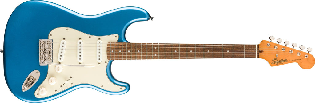 FENDER 0374010502 Squier 60's Classic Vibe Stratocaster Electric Guitar (Lake Placid Blue)