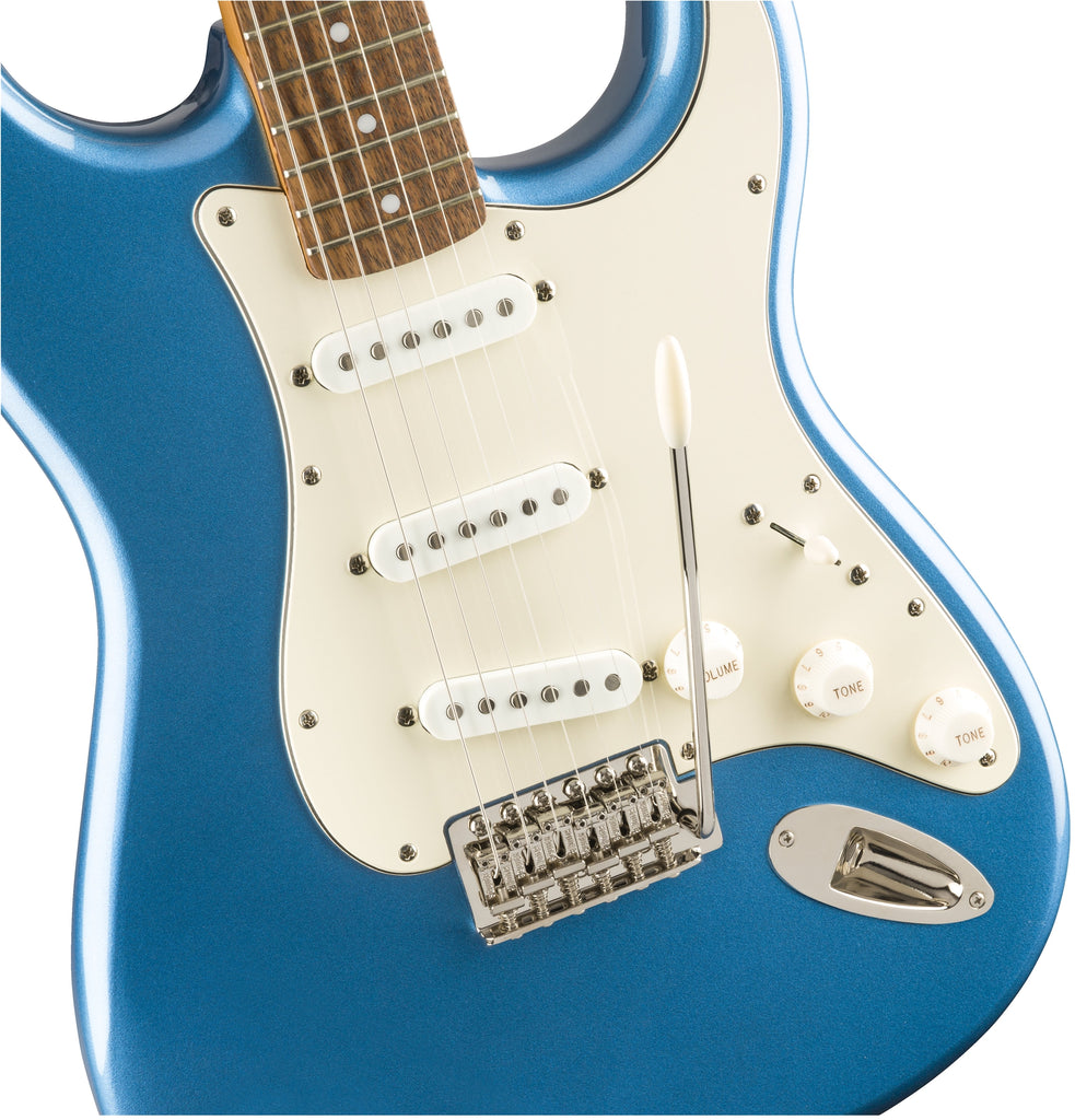 FENDER 0374010502 Squier 60's Classic Vibe Stratocaster Electric Guitar (Lake Placid Blue)