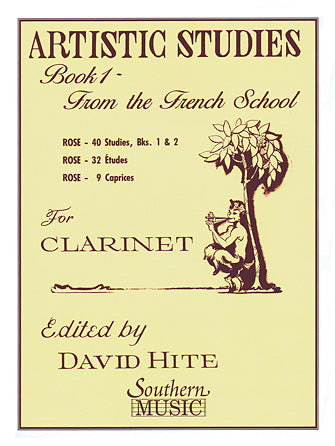 SOUTHERN PUBL 03770550 Artistic Studies, Book 1 (French School) Clarinet