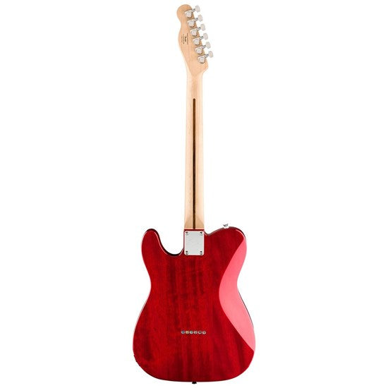 Fender 0378280538 Squier Affinity Series Telecaster FMT SH Electric Guitar (Crimson Red Transparent)