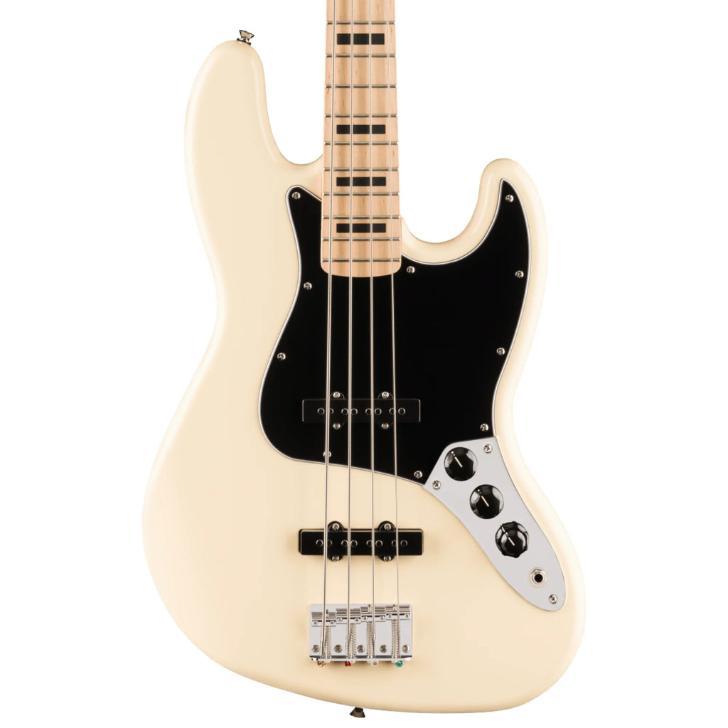 Fender 0378703505 Squier Affinity Series Active Jazz Bass Guitar ( Olympic White )