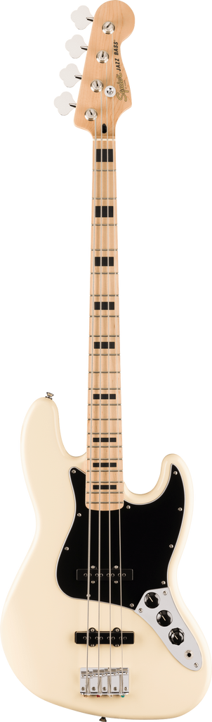 Fender 0378703505 Squier Affinity Series Active Jazz Bass Guitar ( Olympic White )
