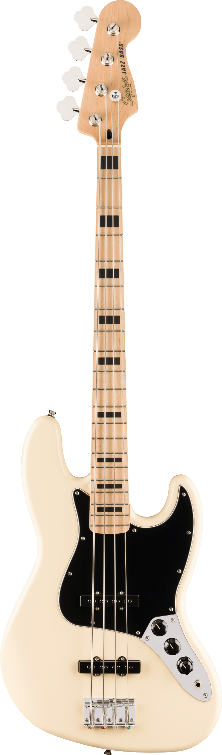 Fender 0378703505 Squier Affinity Series Active Jazz Bass Guitar ( Olympic White )