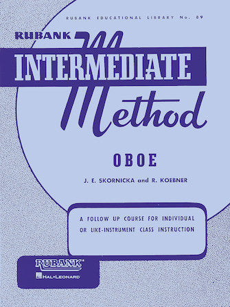 RUBANK 04470220 Rubank Intermediate Method - Oboe