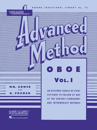 HAL LEONARD HL04470410 Rubank Advanced Method - Oboe Vol. 1