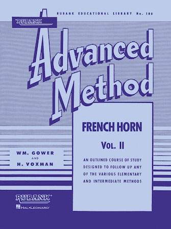 HAL LEONARD HL04470450 Rubank Advanced Method - French Horn in F or E-flat, Vol. 2 - Ray's Midbell Music