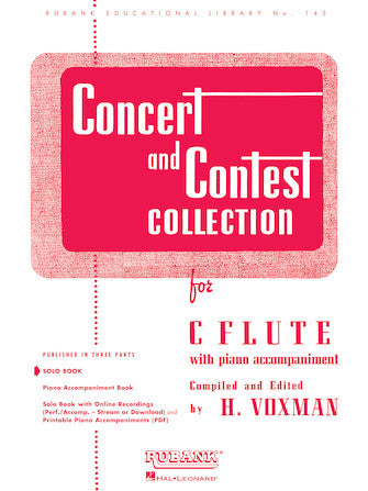 RUBANK 04471610 Concert and Contest Collection - C Flute