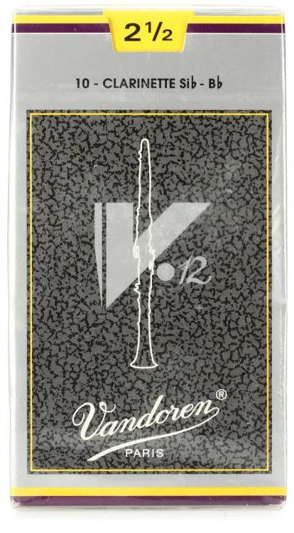 VANDOREN V12 CR1925 #2.5 Clarinet Reeds, Box of 10 - Ray's Midbell Music