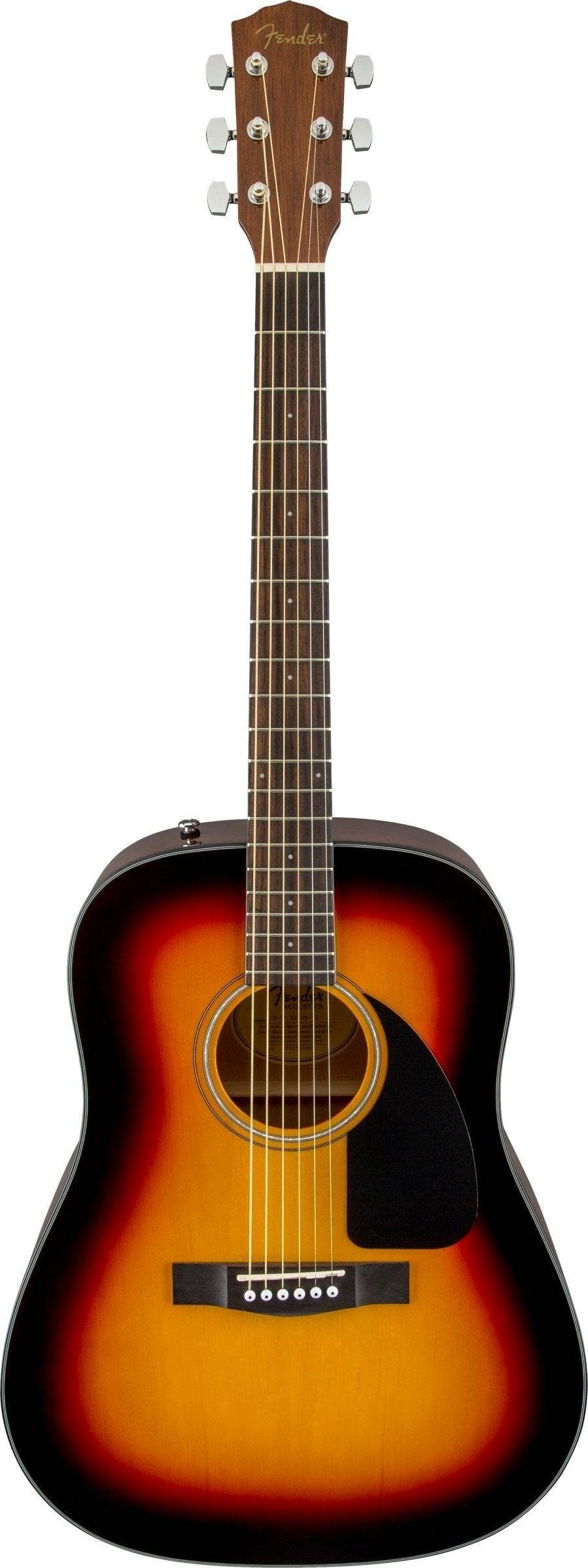 FENDER 0970110232 CD-60 Dreadnought V3 w/ Case, Walnut Fingerboard, Sunburst - Ray's Midbell Music