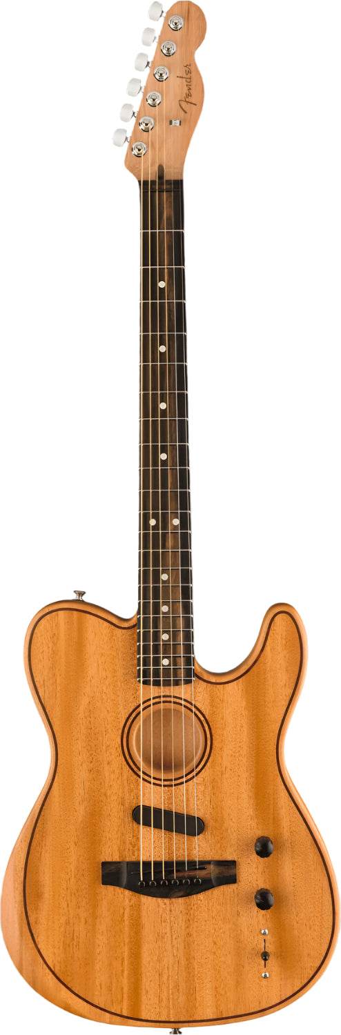 FENDER 0972013122 American Acoustasonic Telecaster (Natural Mahogany) - Ray's Midbell Music