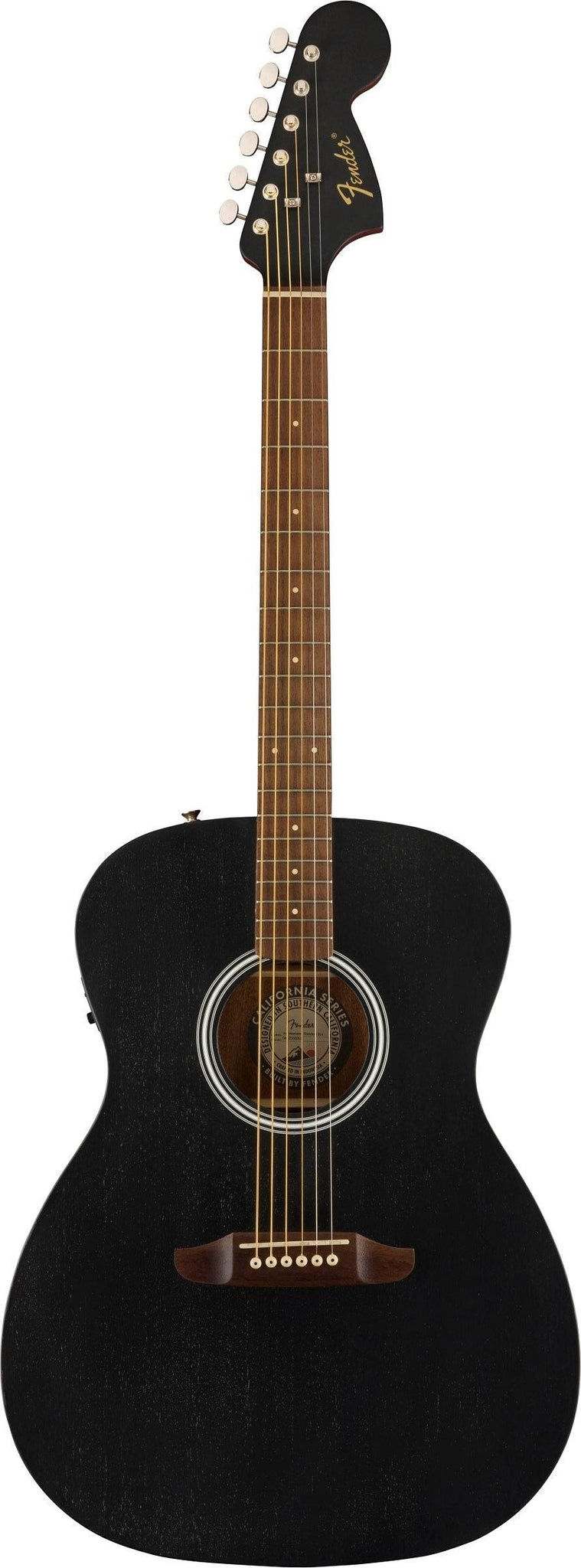 FENDER 0973052111 Monterey Standard Concert Body A/E Guitar ( Black Top ) - Ray's Midbell Music