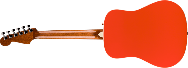 FENDER 0974101140 California Standard Redondo Mini Acoustic Guitar with Bag ( Fiesta Red )