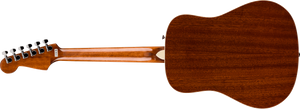 FENDER 0974103121 California Standard Redondo Mini Acoustic Guitar with Bag ( Natural Sapele )
