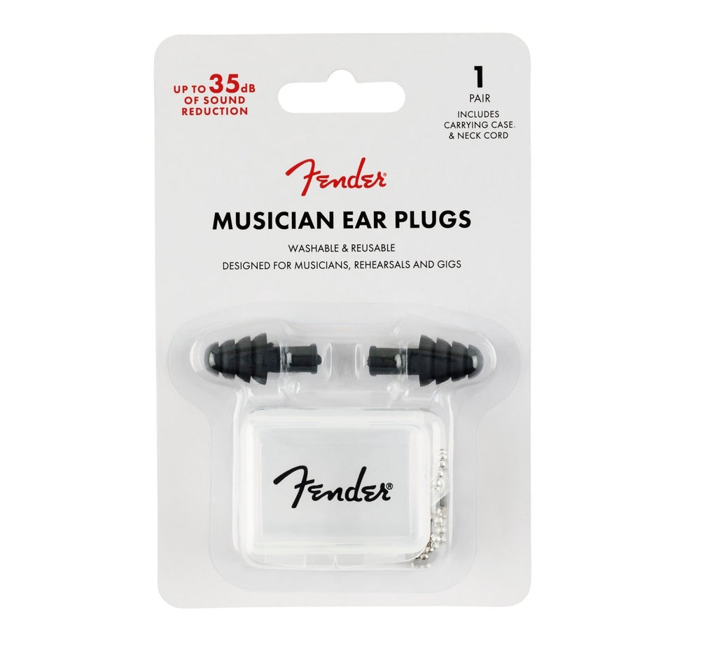 FENDER 0990542000 Musician Series Ear Plugs, Black