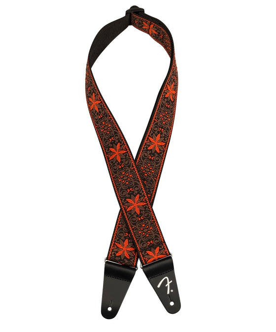 FENDER 0990638028 2" Pasadena Woven Strap, Orange Wallflower