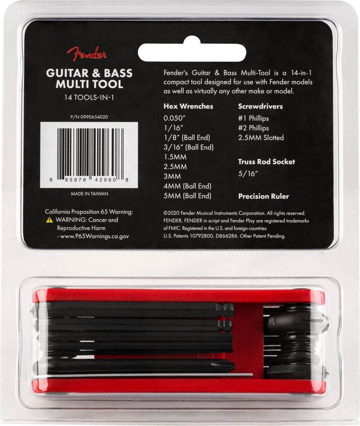 FENDER 0990654020 Guitar/Bass Multi-Tool - Ray's Midbell Music