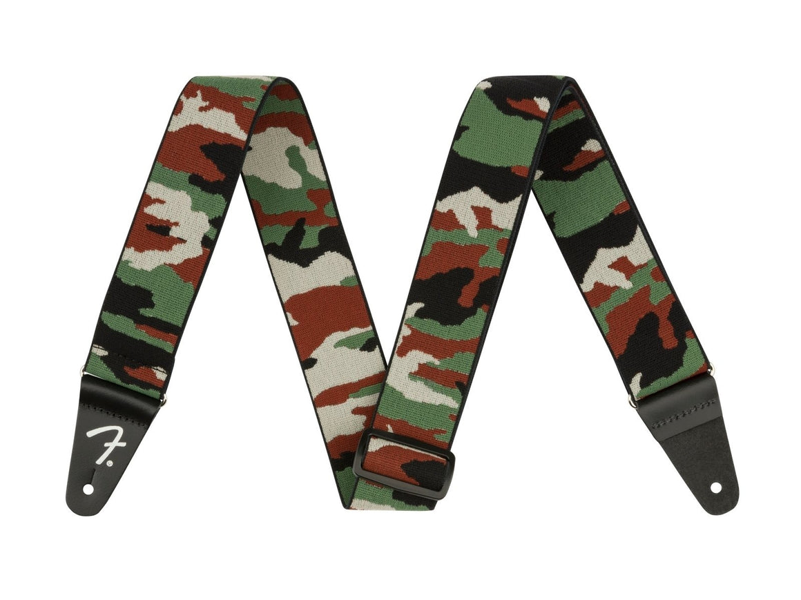 FENDER 0990685100 2" WeighLess Camo Strap, Woodland