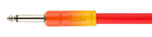 FENDER 0990810200 10' Ombré Instrument Cable (Tequila Sunrise) - Ray's Midbell Music