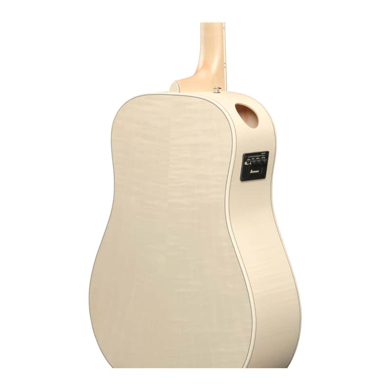 Ibanez  AAD77M1EOAW AA Sereies Grand Dreadnought A/E Guitar W/Maple Fretboard (Open Pore Antique White)