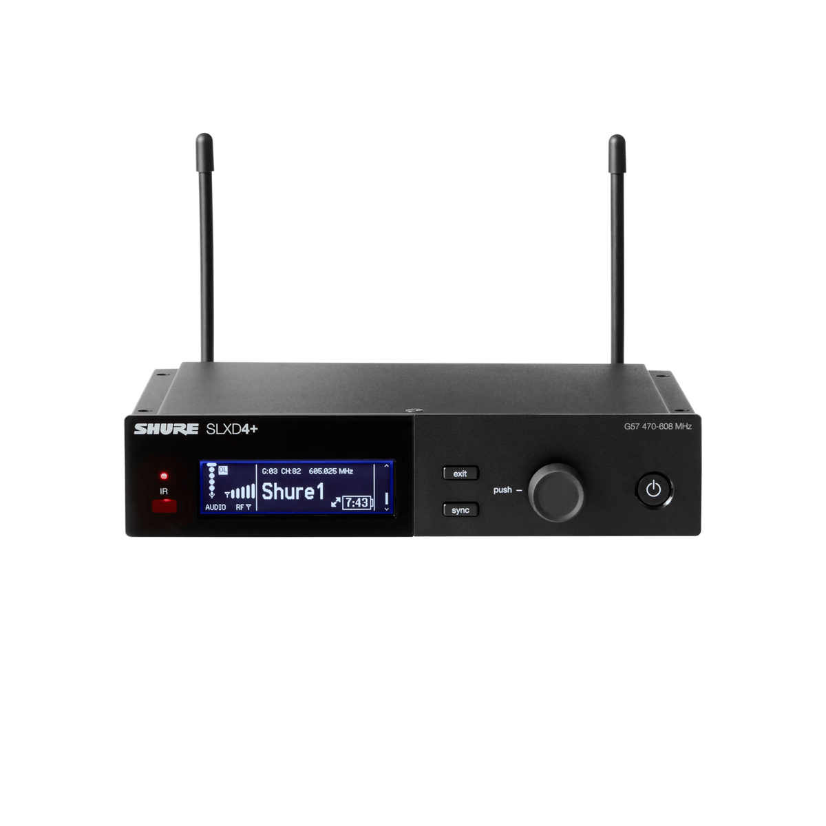 SHURE SLXD24+/N8C-G57 Digital Wireless Handheld System with Nexadyne 8/C Cardioid Dynamic Microphone