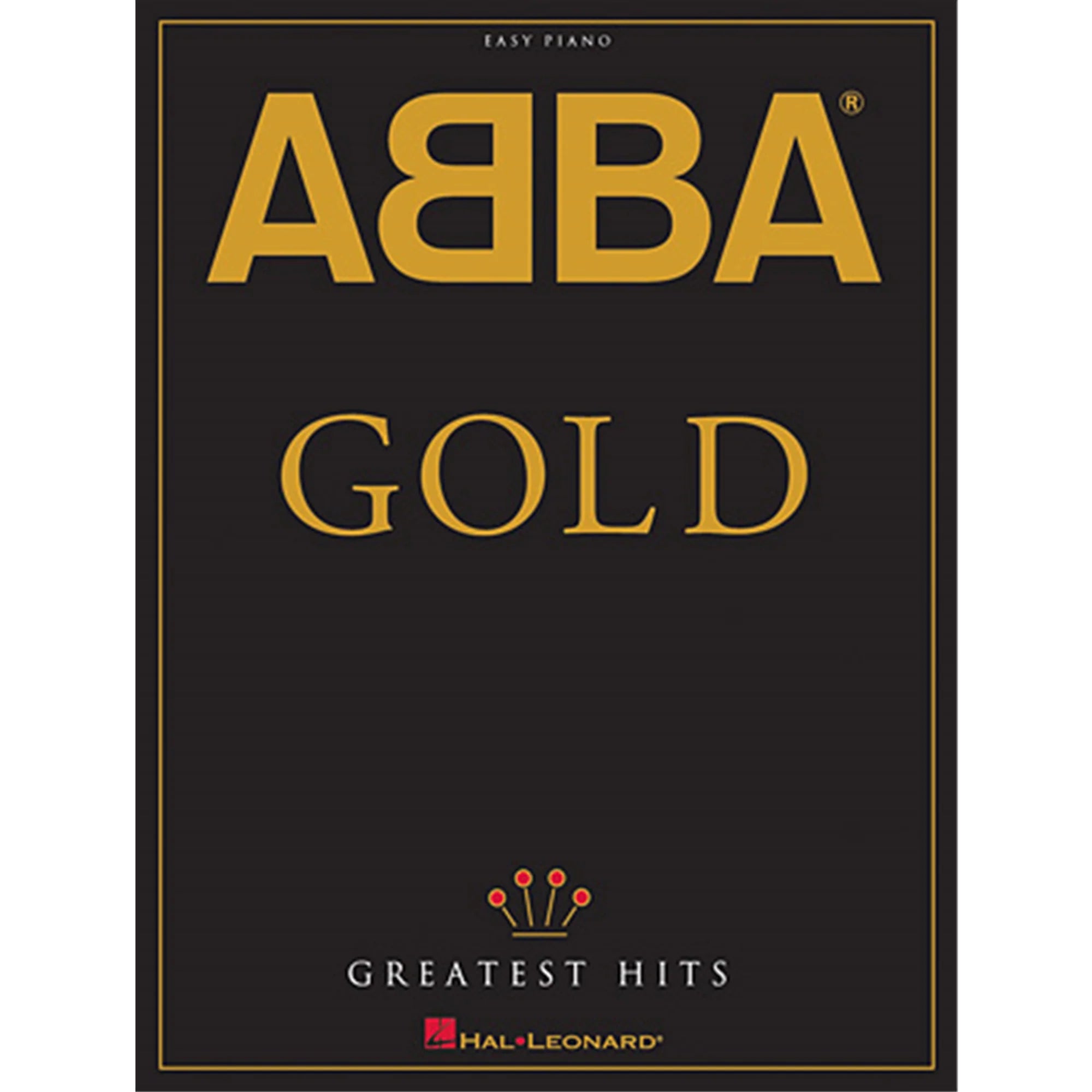 HAL LEONARD HL00306820 ABBA - Gold: Greatest Hits Easy Piano