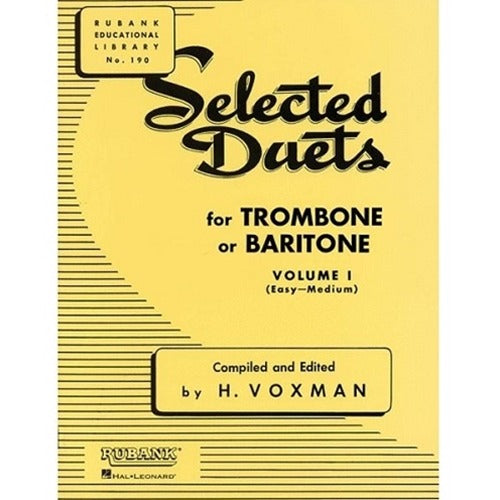 HAL LEONARD HL04471020 Selected Duets Trombone/Baritone Vol 1