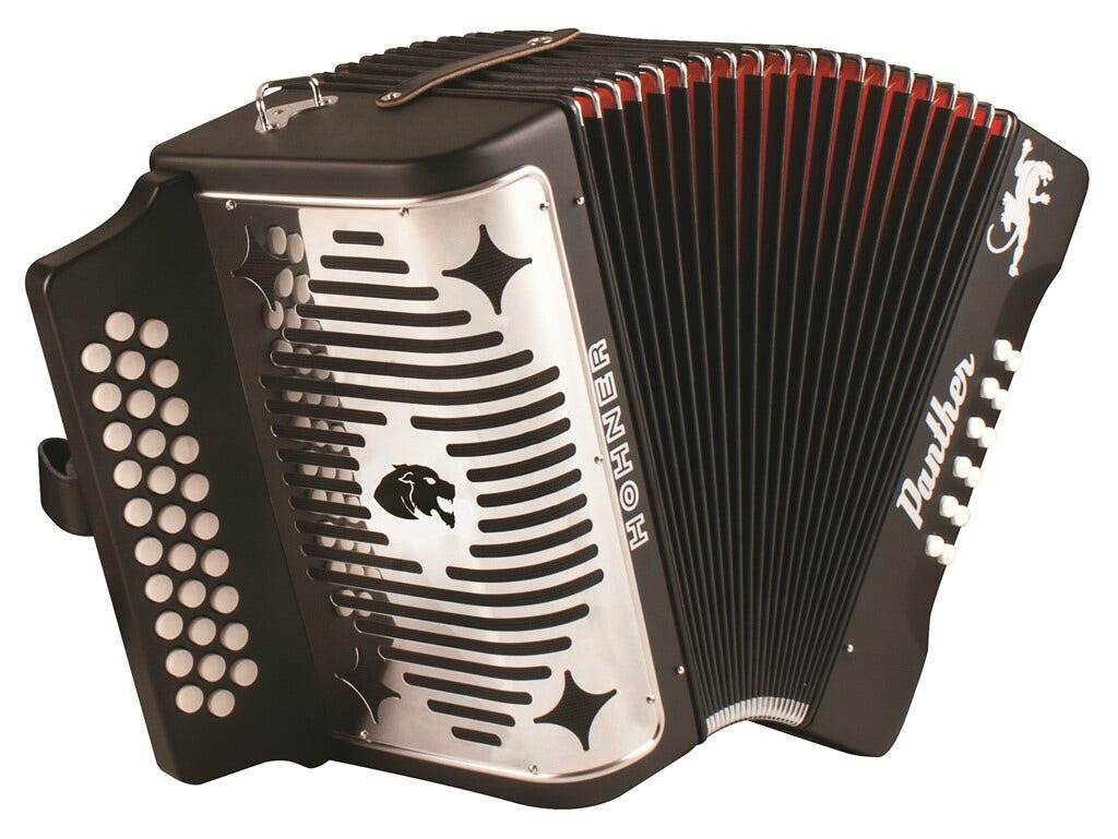 HOHNER 3100GB Panther Diatonic Accordion, GCF - Ray's Midbell Music