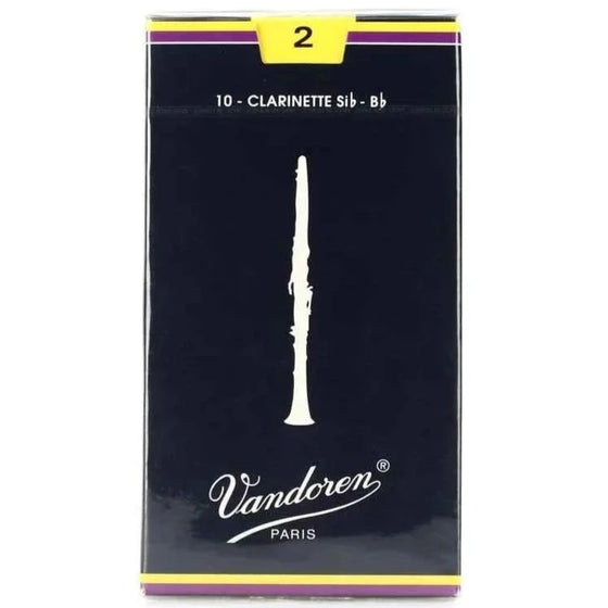 VANDOREN CR102 #2 Clarinet Reeds, Box of 10