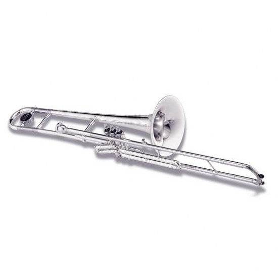 JUPITER JTB720VSQ C Valve Trombone with Silver Plated Finish - Ray's Midbell Music