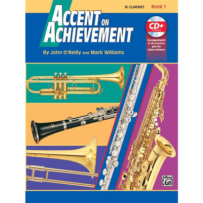 ALFRED 0017084 Accent on Achievement, Book 1 [B-Flat Clarinet] - Ray's Midbell Music