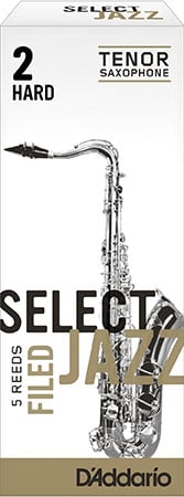 RICO JAZZ SELCT RSF05TSX2H #2H Filed Tenor Saxophone Reeds, Box of 5