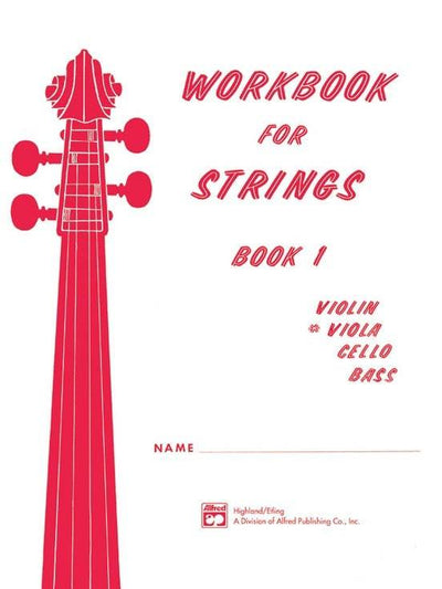 ALFRED 0013171 Workbook for Strings, Book 1 (Viola) - Ray's Midbell Music