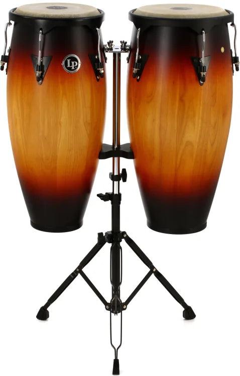 LP LP646NYVSB 10" & 11" City Series Conga Set w/ Double Stand - (Vintage Sunburst)